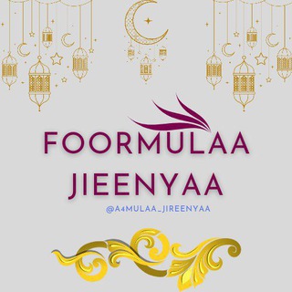 Telegram profile photo for ͙͙Foormulɑɑ Jireenyɑɑ 🇵🇸
