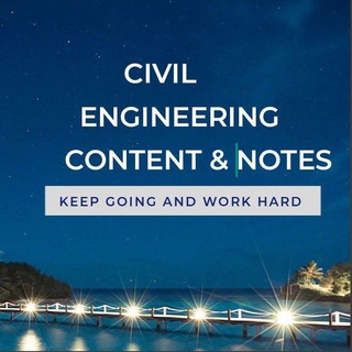 Telegram profile photo for CIVIL ENGINEERING NOTES