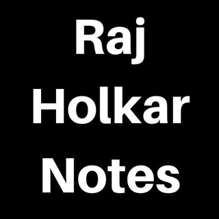 Telegram profile photo for Raj Holkar Sir Handwritten Class Notes