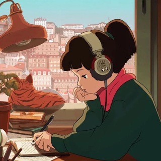 Telegram profile photo for Музыка для работы и учёбы | фоновая музыка | музыка лофи | музыка lofi | музыка расслабления | спокойная музыка