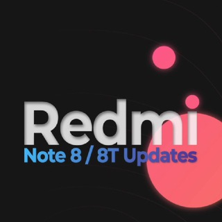 Telegram profile photo for Redmi Note 8/8T Updates