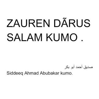 Telegram profile photo for 1-ZAUREN DÃRUS SALAM KUMO