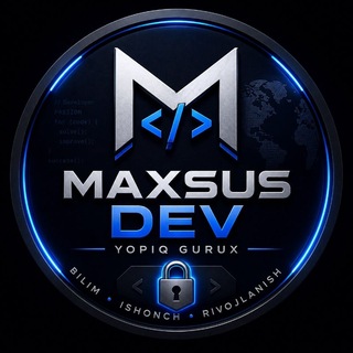 Telegram profile photo for Maxsus DEV | Dasturchilar guruhi