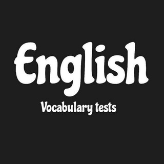 Telegram profile photo for English vocabulary tests