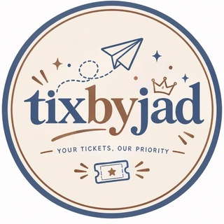 Telegram profile photo for @TIXBYJAD 📦