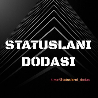Telegram profile photo for Statuslani Dodasi✍