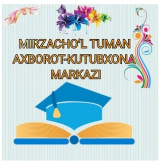Telegram group profile photo for Mirzacho'l Axborot-kutubxona markazi