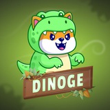 Telegram profile photo for Dinoge Official - Low Taxes 🦖