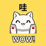 Telegram profile photo for WOW CAT - $WOWCAT