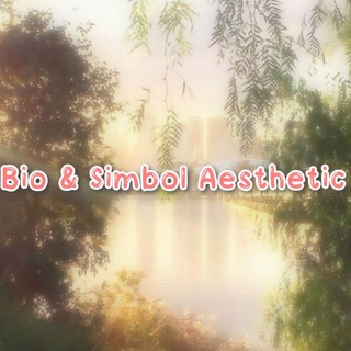 Telegram profile photo for Symbol & Bio Aesthetic