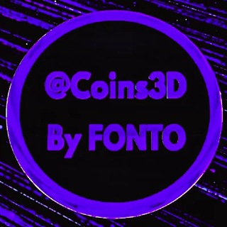 Telegram profile photo for 3D Coins FONTO