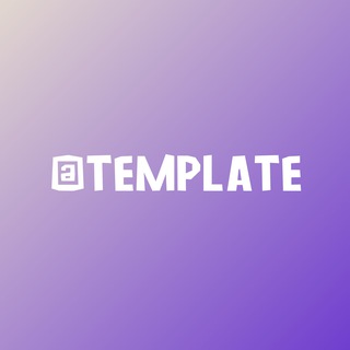 Telegram group profile photo for @template chat