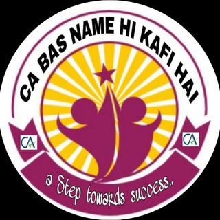 Telegram profile photo for CA bas name hi kafi hai