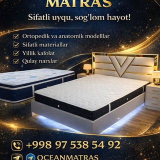 Telegram group profile photo for Матрас ва мебеллар