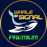Telegram profile photo for Whale Signal 🐳PREMIUM🐳