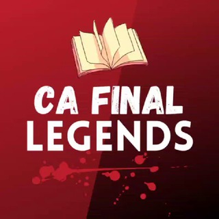 Telegram profile photo for CA FINAL LEGENDS ❤️🔥💯