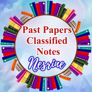 Telegram profile photo for Nesrine Past papers/Classified/Notes IGCSE
