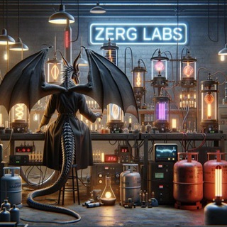 Telegram group profile photo for Zerg Labs Chat (DIY Mad Science Club Vol 1.0)