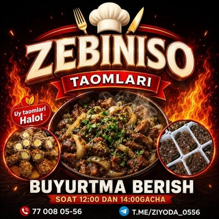 Telegram group profile photo for 🥘ZEBINISO TAOMLARI🥘