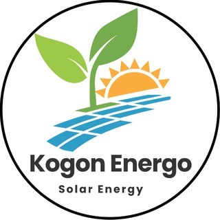 Telegram group profile photo for KOGON ENERGO solar energy bukhara "KOGON PANEL"MCHJ