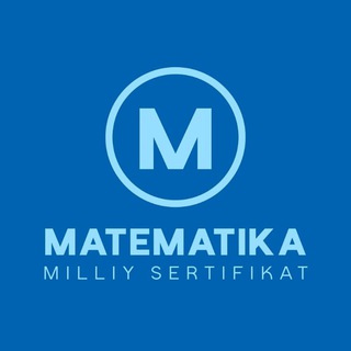 Telegram profile photo for Matematika || Milliy sertifikat