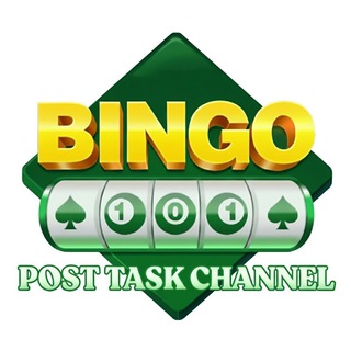 Telegram profile photo for BINGO101 — POST TASK channel
