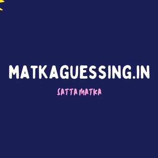 Telegram group profile photo for MatkaGuessing.in