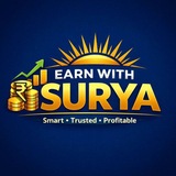 Telegram profile photo for 𝐄ᴀʀɴ ᴡɪᴛʜ 𝐒ᴜʀʏᴀ