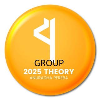 Telegram profile photo for 2025 THEORY GROUP | PHY AP
