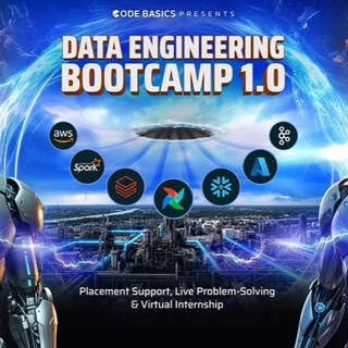 Telegram profile photo for Codebasics Data Engineering Bootcamp 1.0