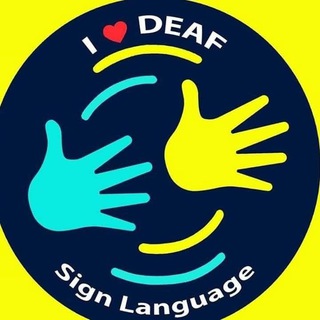 Telegram profile photo for Indian Sign Language
