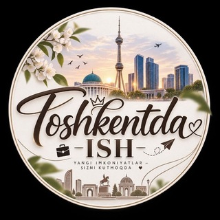 Telegram profile photo for TOSHKENTDA ISH