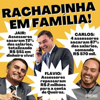 Telegram profile photo for FLÁVIO Rachadinha BOLSONARO