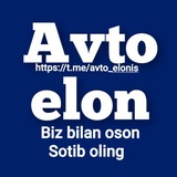 Telegram profile photo for Avtoelon Qashqadaryo