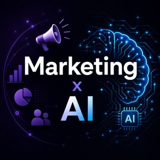 Telegram group profile photo for Marketing x AI = 💵💵💵
