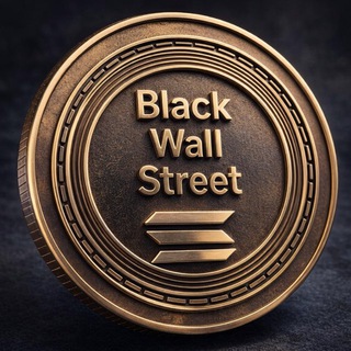 Telegram profile photo for Black WallStreet Coin โ๐พ ($TULSA)