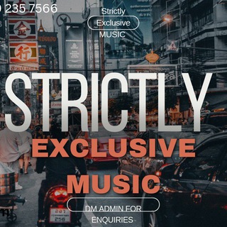 Telegram profile photo for Strictly Exclusive MUSIC 🔥☠️