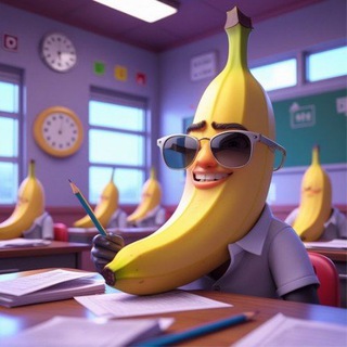 Telegram profile photo for 🍌 نمونه سوال نهایی و ترمیم معدل
