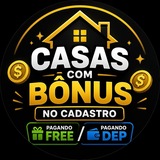 Telegram profile photo for CASAS COM BÔNUS NO CADASTRO!! PAGANDO FREE/DEPÓSITO❤️ - CANAL