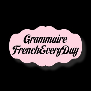 Telegram profile photo for GrammaireFrenchEveryDay