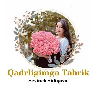 Telegram profile photo for 🤍QADRLIGIMGA TABRIK❤️ Sevinch Sidiqova 🎙️