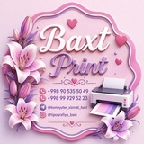 Telegram profile photo for Baxt Print