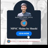 Telegram profile photo for MPSC Mains by Shashi