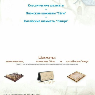 Telegram profile photo for Шахматный Триатлон: японские, китайские и классические шахматы