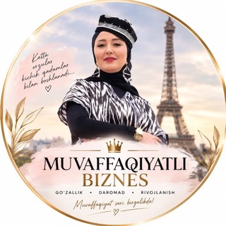 Telegram profile photo for MUVAFFAQIYATLI BIZNES XONIMLAR