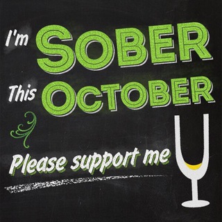 Telegram group profile photo for Помощь зависимым (ex. Sober October)