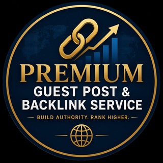 Telegram profile photo for Premium Guest Post & Backlink Service