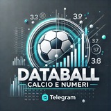 Telegram profile photo for DataBall - Calcio e Numeri 📊