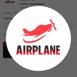 Telegram profile photo for Aviator.ai - Robô inteligente aviator Airplane