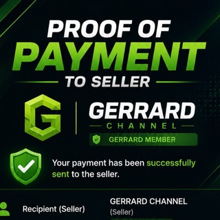 Telegram profile photo for Gerrard reviews🥇
